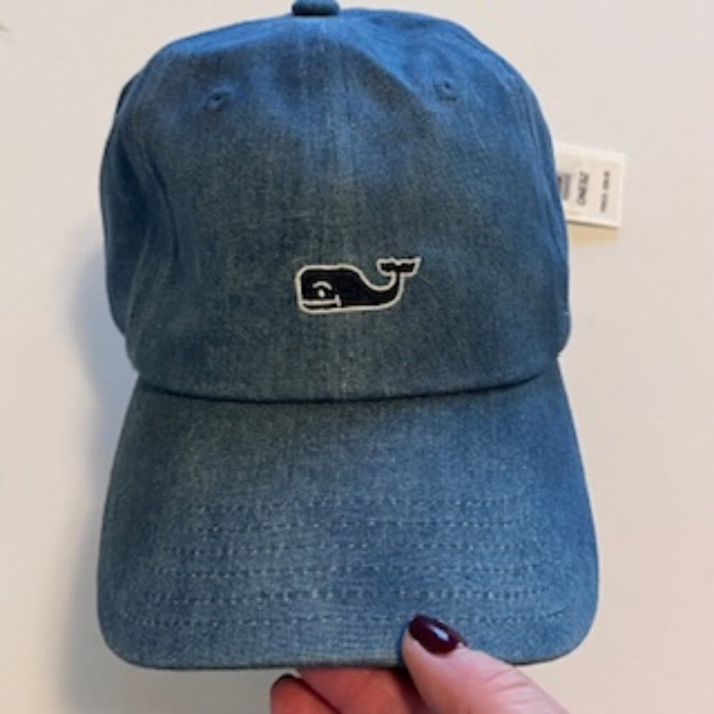 NWT Vineyard Vines  Classic Logo Baseball Hat--Chambray